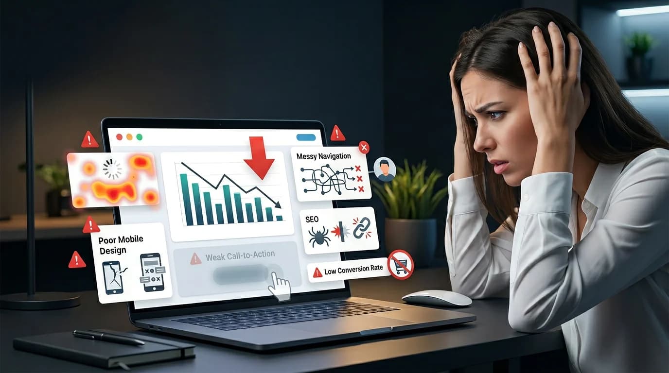 Top 10 Website Mistakes That Are Killing Your Sales
