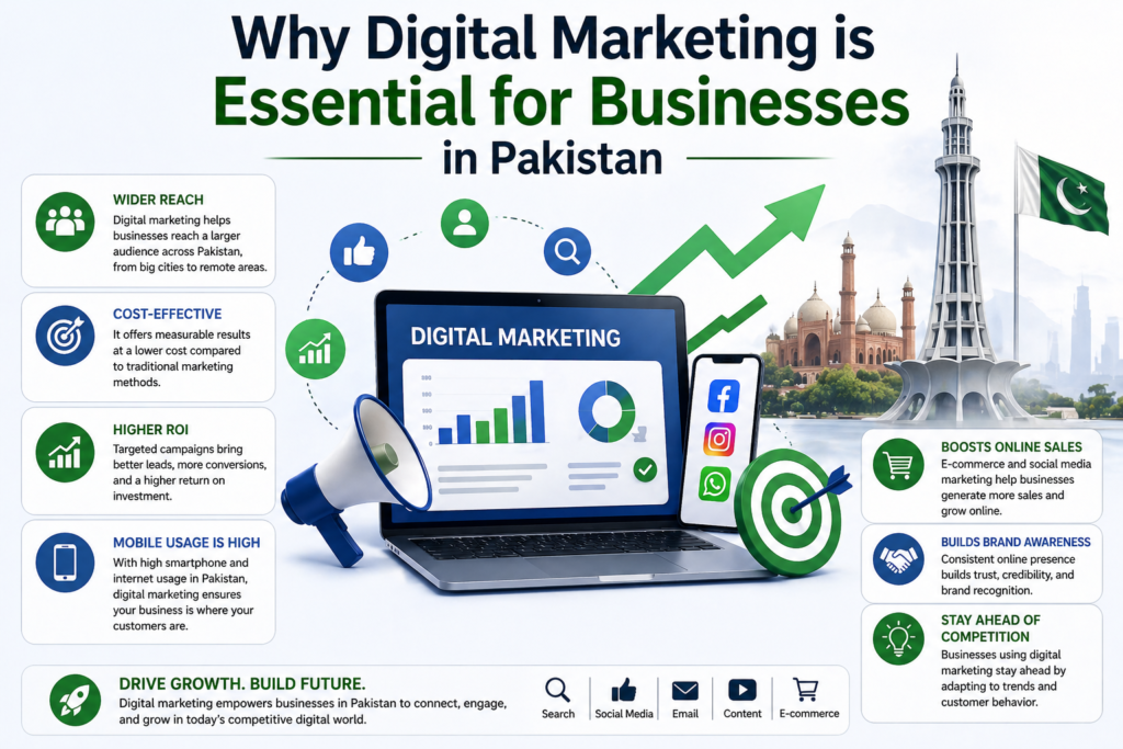 Why Digital Marketing is Essential for Businesses in Pakistan