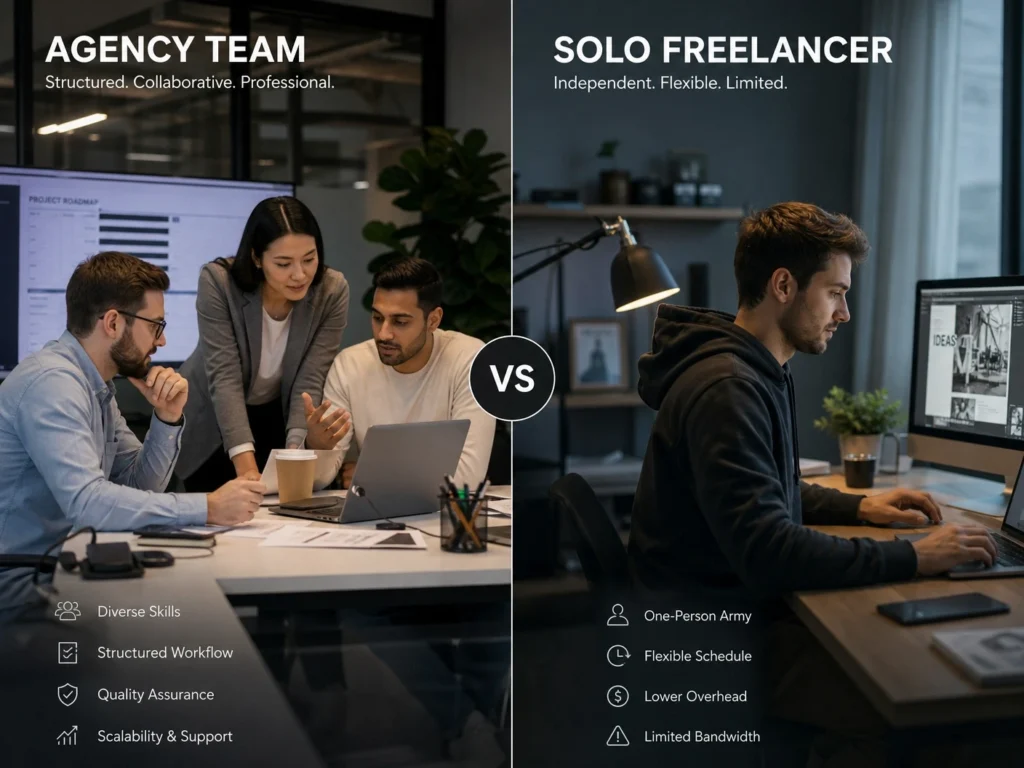 Agency vs freelancer
