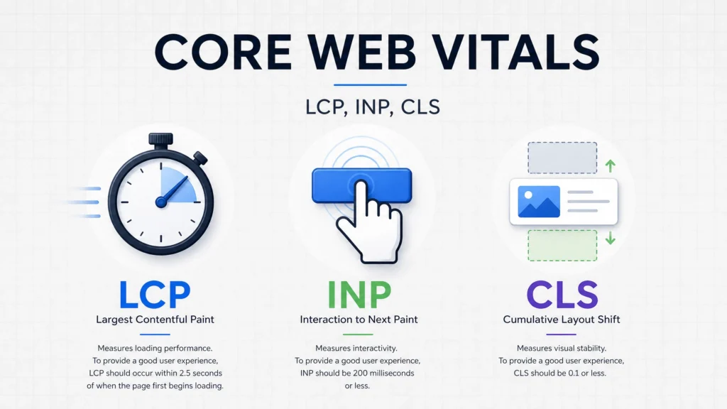 Core web vitals metrics