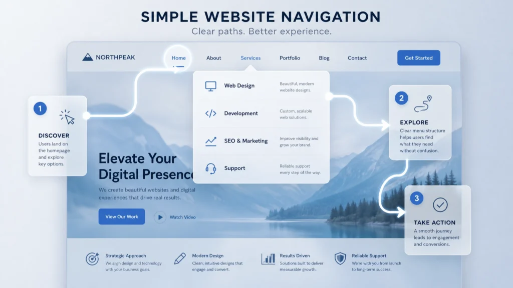 Feature 3 navigation