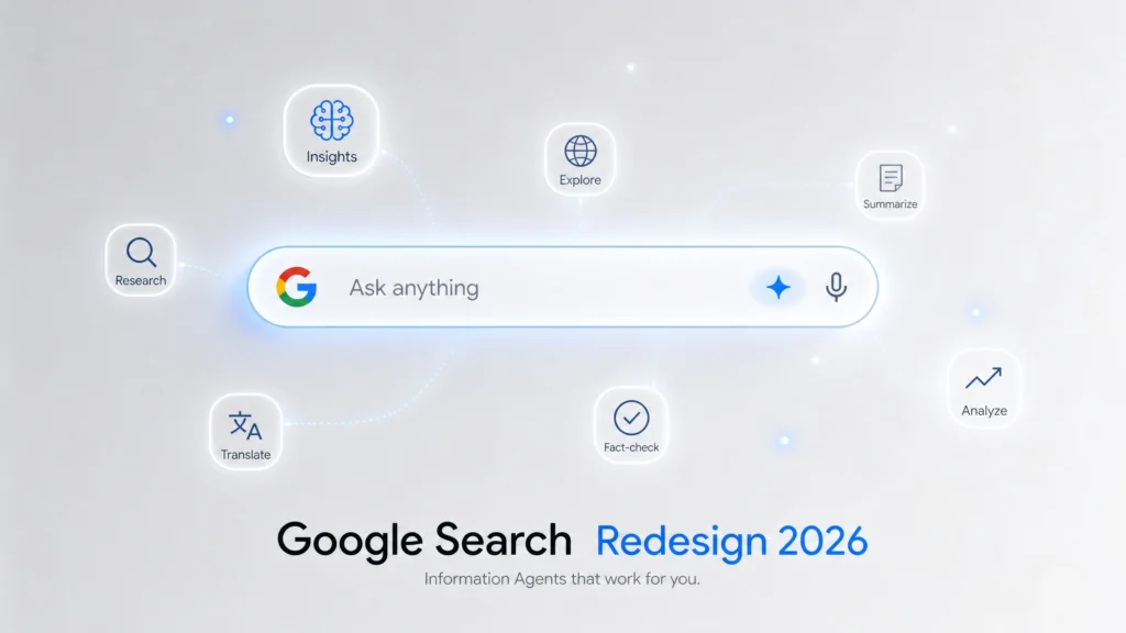Google search redesign
