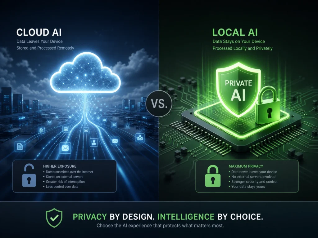 Cloud vs local ai security